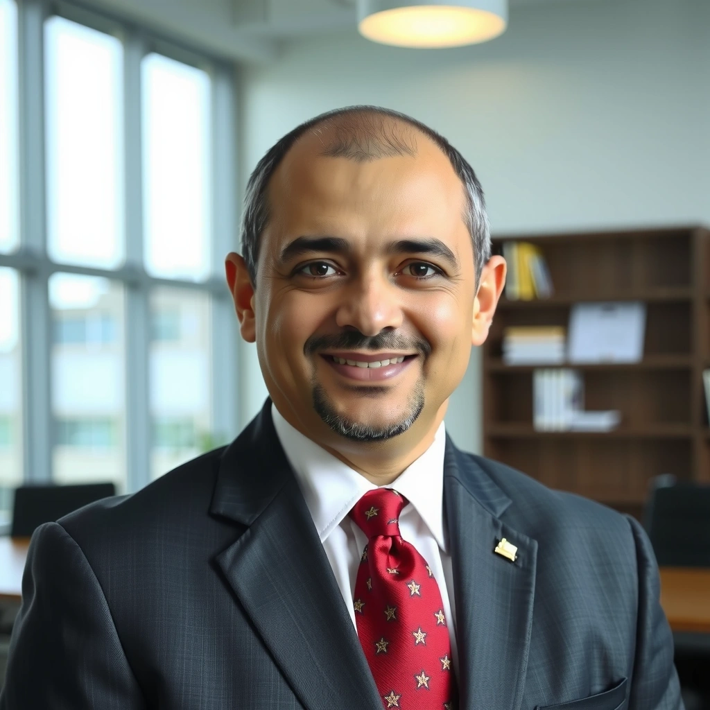 Portrait of Dr. Tariq Al-Khalifa, CEO of BahrainNet Connect