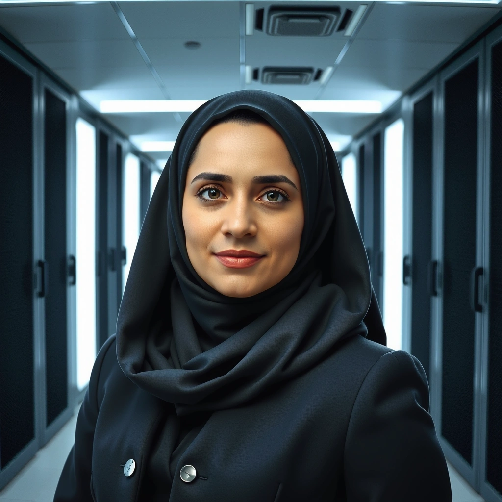Portrait of Ms. Fatima Al-Mansoori, CTO of BahrainNet Connect