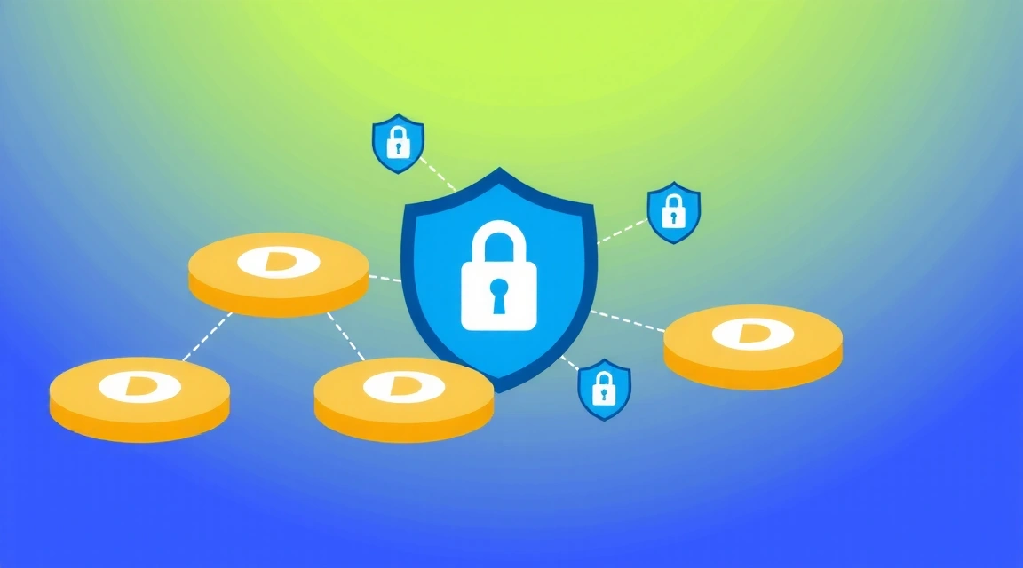 Digital cookies illustrating data privacy and website security