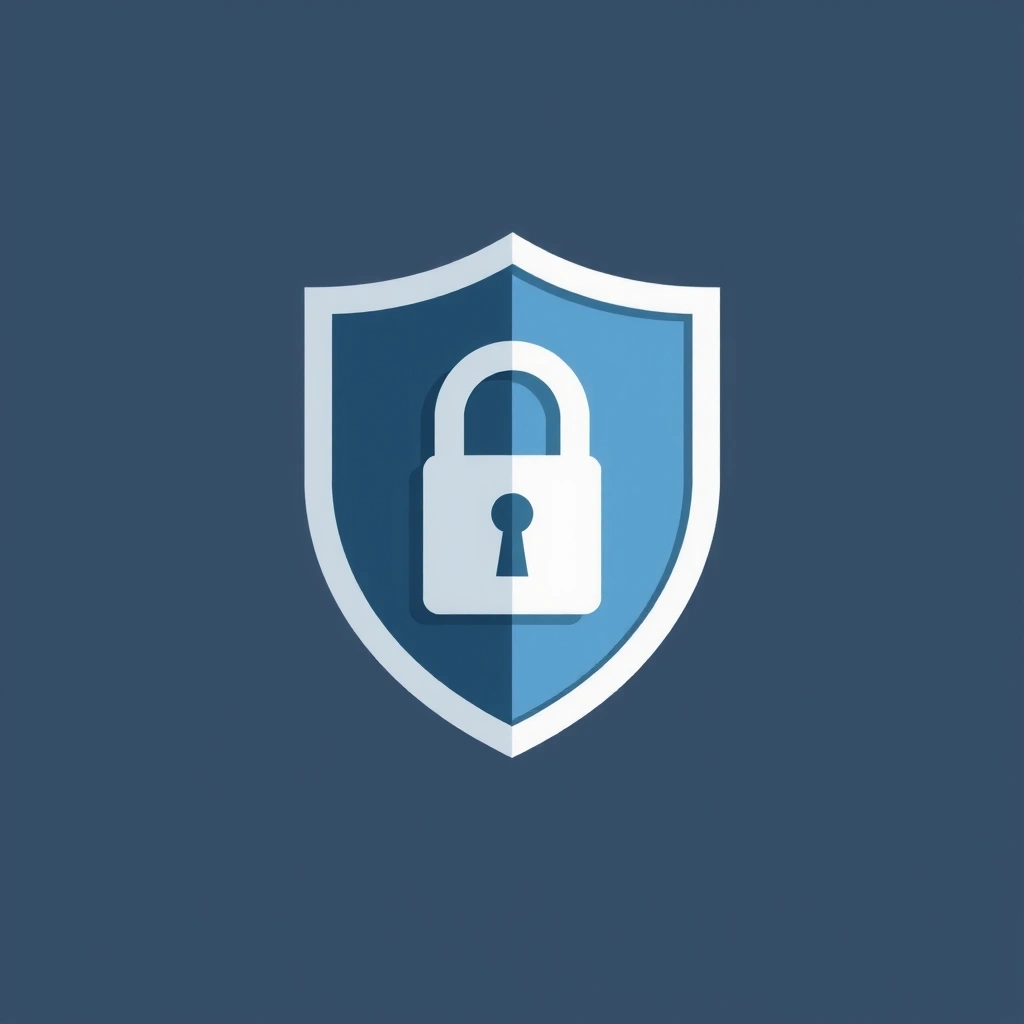 Cybersecurity shield icon