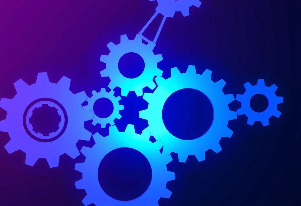 Abstract gears turning, representing terms and conditions coming into effect